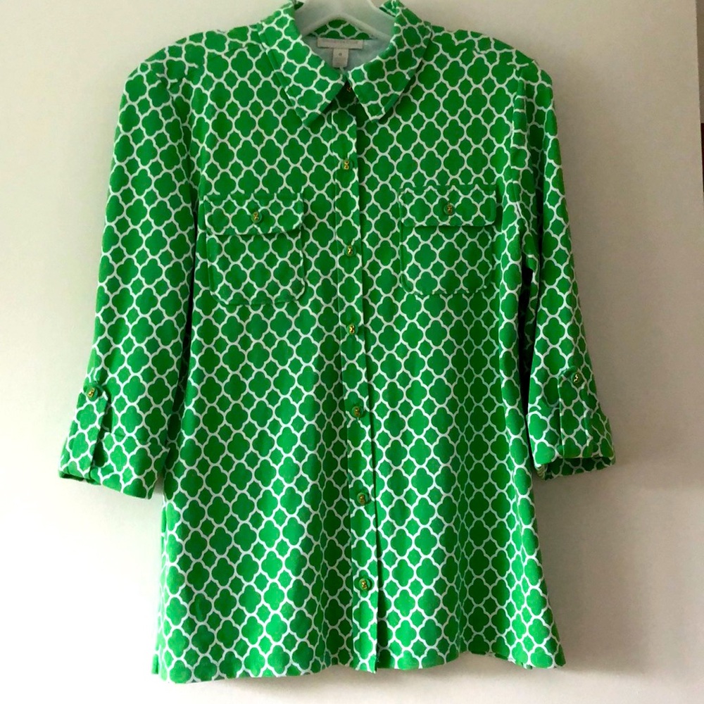 Shirt with 3/4 sleeve
